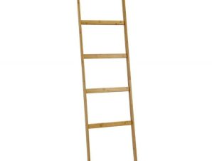 Διακοσμητική Σκάλα – Κρεμάστρα Bamboo LBTAH-BA19000 43x4x170cm Natural Andrea House