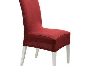 Ελαστικό Κάλυμμα Καρέκλας Κοντό Viopros Elegant Μπορντώ