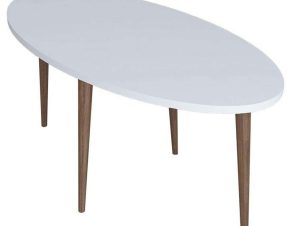 Τραπέζι Σαλονιού Barton 120-000136 90x45x40cm White-Brown