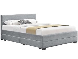 Κρεβάτι Με Αποθηκευτικό Χώρο Antigone (Για Στρώμα 160x200cm) 234-000005 166x212x85,5cm Grey