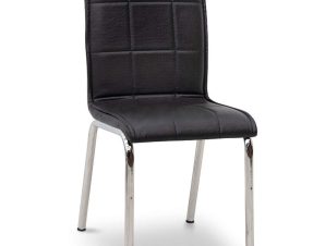 Καρέκλα Τραπεζαρίας Pitt 0128481 39x51x88cm Black