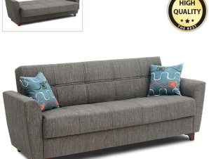 Καναπές – Κρεβάτι Με Αποθηκευτικό Χώρο Jason 0096294 216x85x91cm Grey
