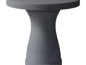 Τραπέζι Concrete Cement Grey Ε6206 D.80 H.75cm