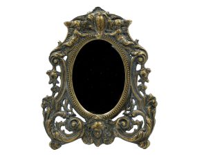 Καθρέπτης Αντικέ-Μπρούτζινος Royal Art 19×25εκ. STL1150BR (Υλικό: Μπρούτζινο) – Royal Art Collection – STL1150BR