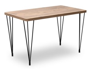 Τραπέζι Roger Megapap Mdf – μεταλλικό χρώμα ακακίας 120x70x75εκ. – MegaPap – 0212182