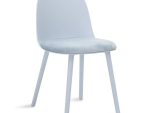 Καρέκλα Earin pakoworld PP-ύφασμα γκρι (Σετ 2 Τεμάχια) – PAKO WORLD – 143-000014